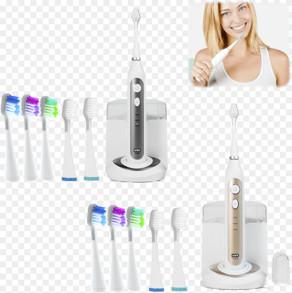 Rose Gold Brush Stroke Download Toothbrush, Device, Tool, Adult, Female Png Image