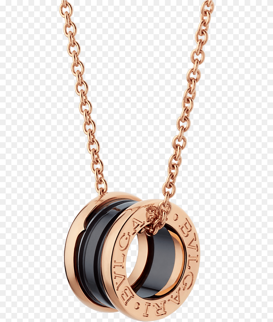 Rose Gold Bvlgari Necklace, Accessories, Jewelry, Pendant, Diamond Free Transparent Png