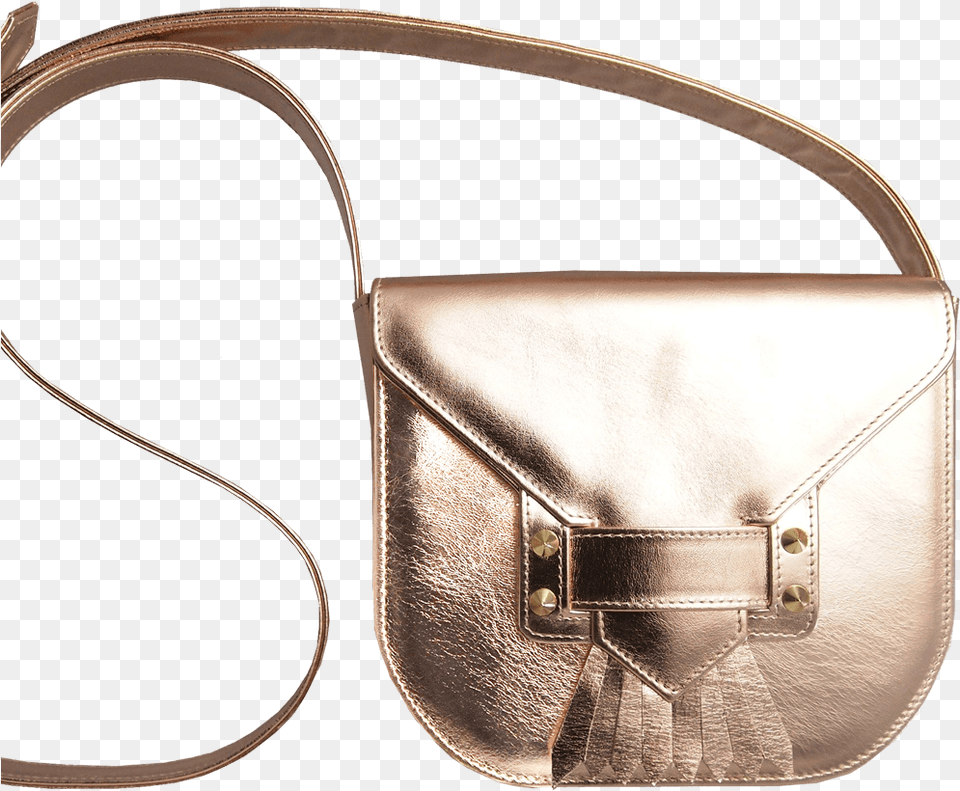 Rose Gold Calf Crossbody Bag Handbag, Accessories, Purse Png Image
