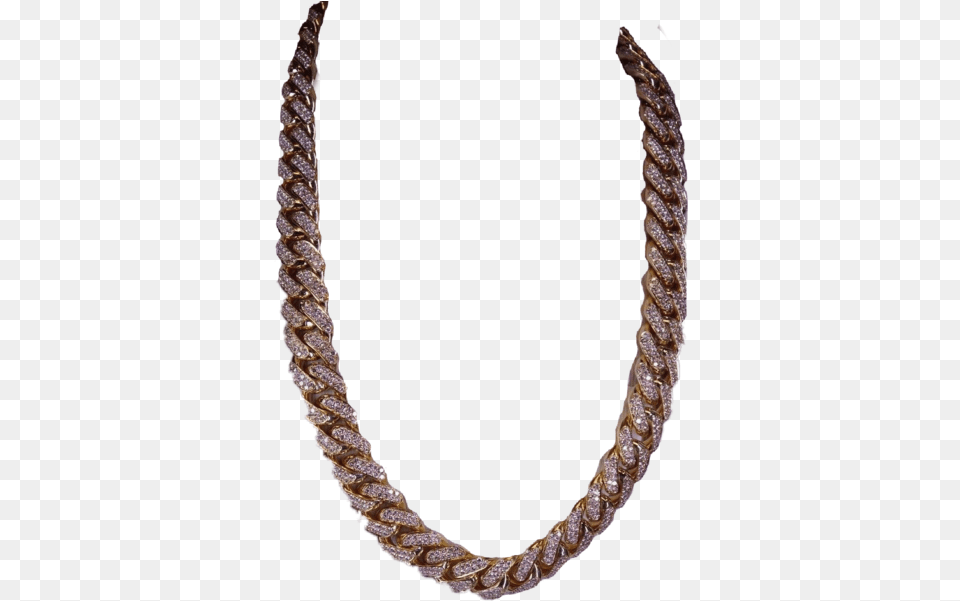 Rose Gold Cuban Chain Gold Cuban Chain, Accessories, Jewelry, Necklace, Diamond Png Image