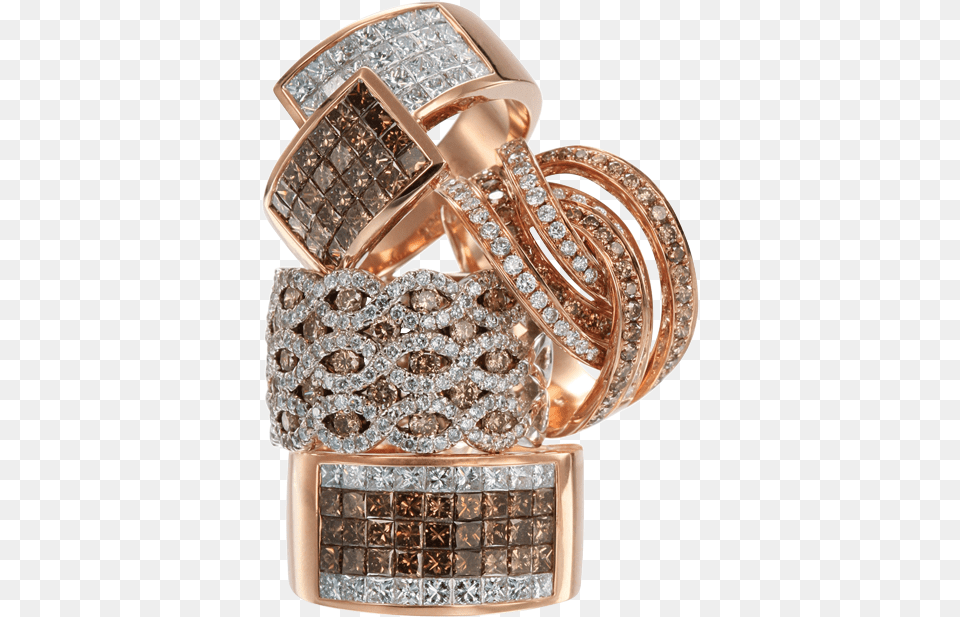 Rose Gold Diamond Rings Crystal, Accessories, Gemstone, Jewelry, Ornament Free Transparent Png