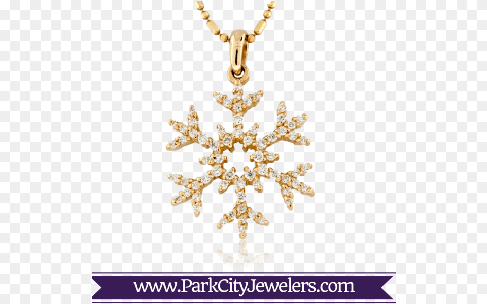 Rose Gold Diamond Snowflake Necklace Half Carat Pave Mens Forrert Wedding Band, Accessories, Pendant, Jewelry, Gemstone Free Png Download