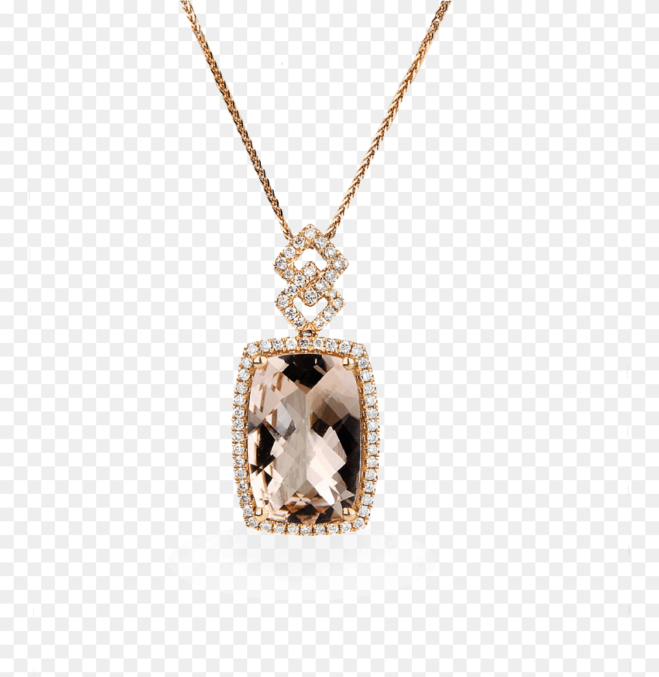 Rose Gold Elongated Morgan Pendant With Diamond Locket, Accessories, Jewelry, Necklace, Gemstone Free Transparent Png