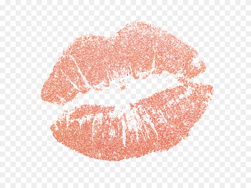 Rose Gold Glitter Lips Rose Gold Lips Clipart, Body Part, Mouth, Person, Cosmetics Free Transparent Png