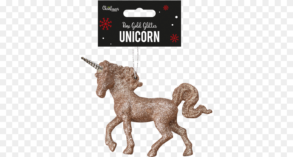 Rose Gold Glittered Unicorn Decoration Unicorn, Accessories, Animal, Horse, Mammal Free Transparent Png