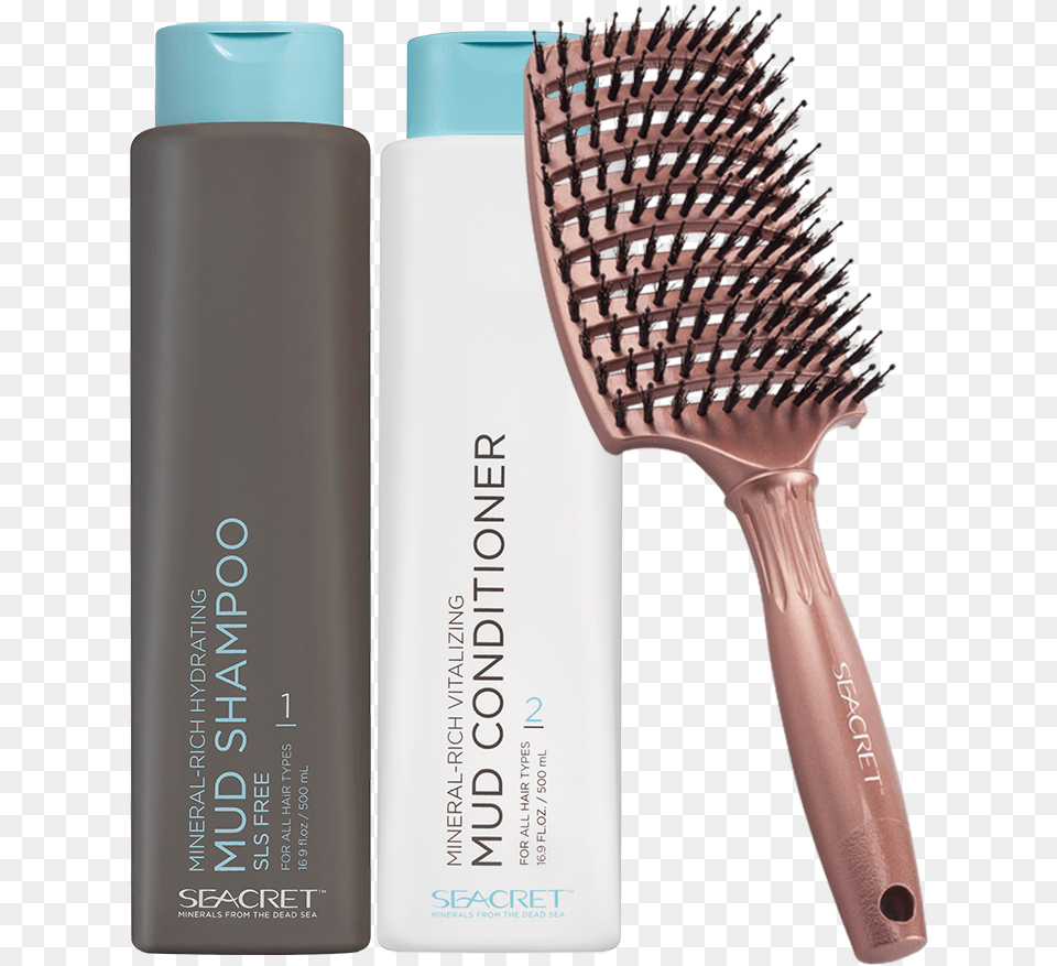 Rose Gold Hair Care Makeup Brushes, Brush, Device, Tool, Bottle Png