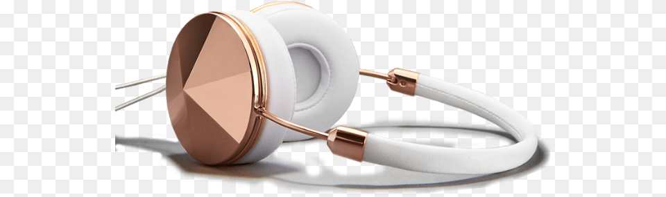 Rose Gold Headphone Download Image Rose Gold Headphones, Face, Head, Person, Electronics Png