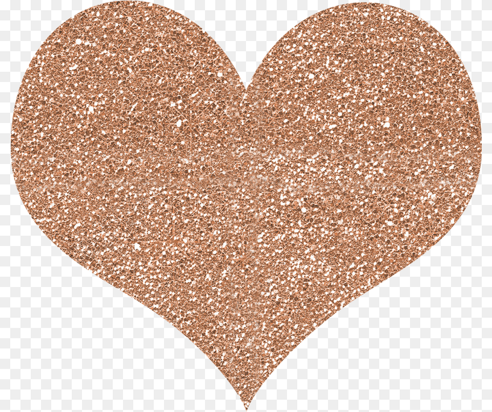 Rose Gold Heart Heart Glitter, Astronomy, Moon, Nature, Night Png Image