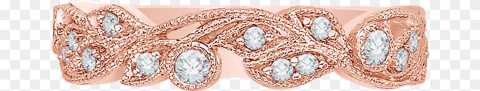 Rose Gold Leaf Paisley, Accessories, Diamond, Gemstone, Jewelry Free Png Download
