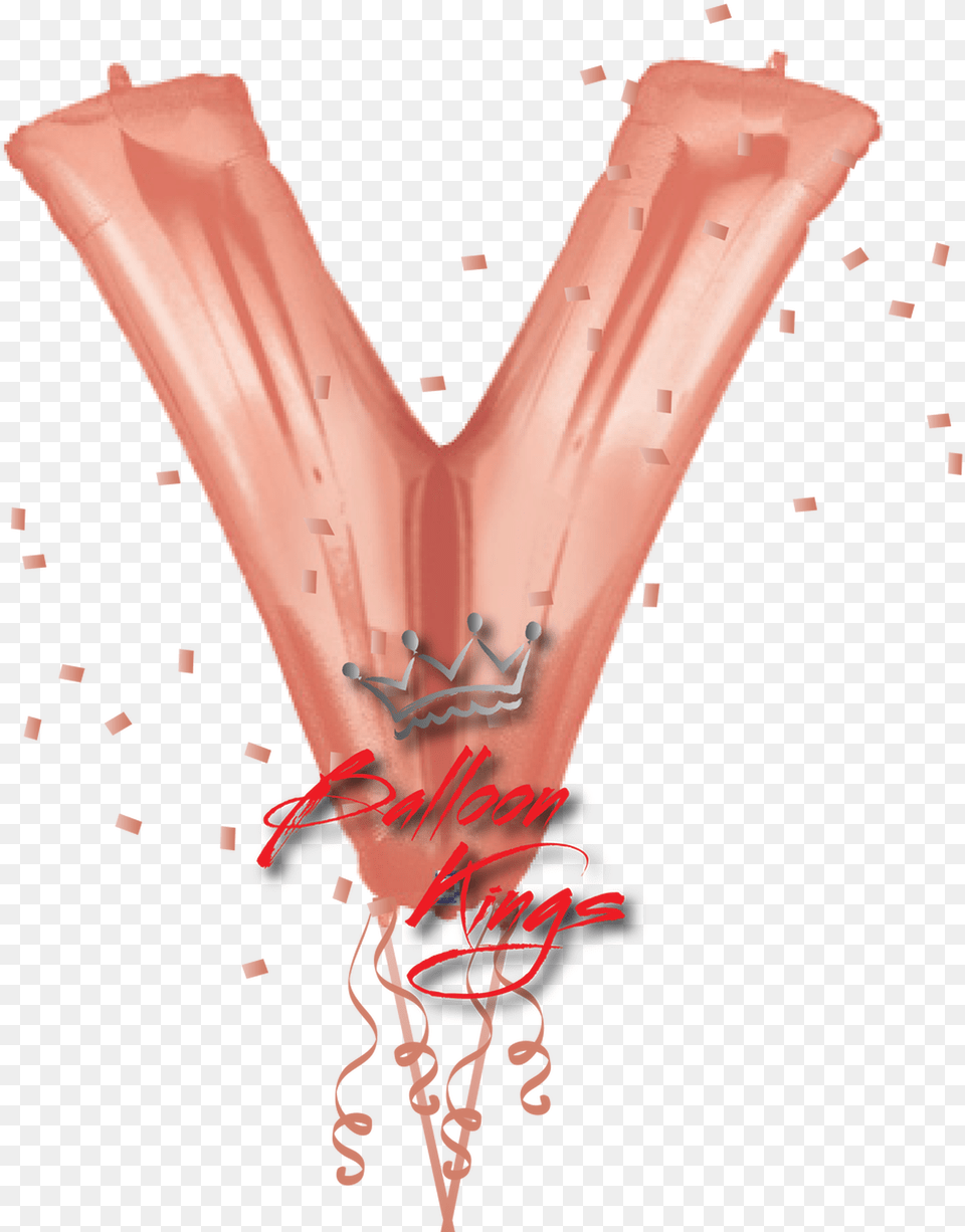 Rose Gold Letter V Balloon, Dynamite, Weapon Free Png