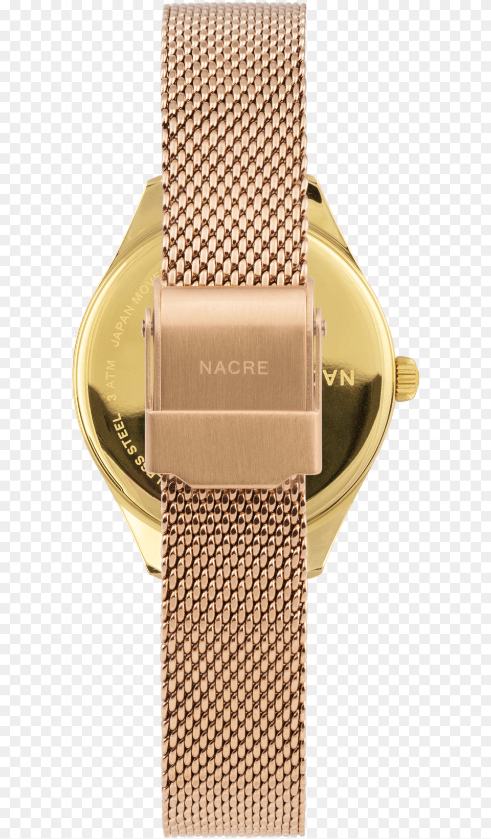 Rose Gold Mesh Leather, Arm, Body Part, Person, Wristwatch Png Image