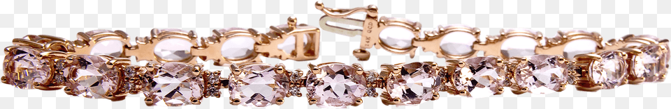 Rose Gold Morganite And Diamond Bracelet Bracelet, Accessories, Gemstone, Jewelry, Earring Png