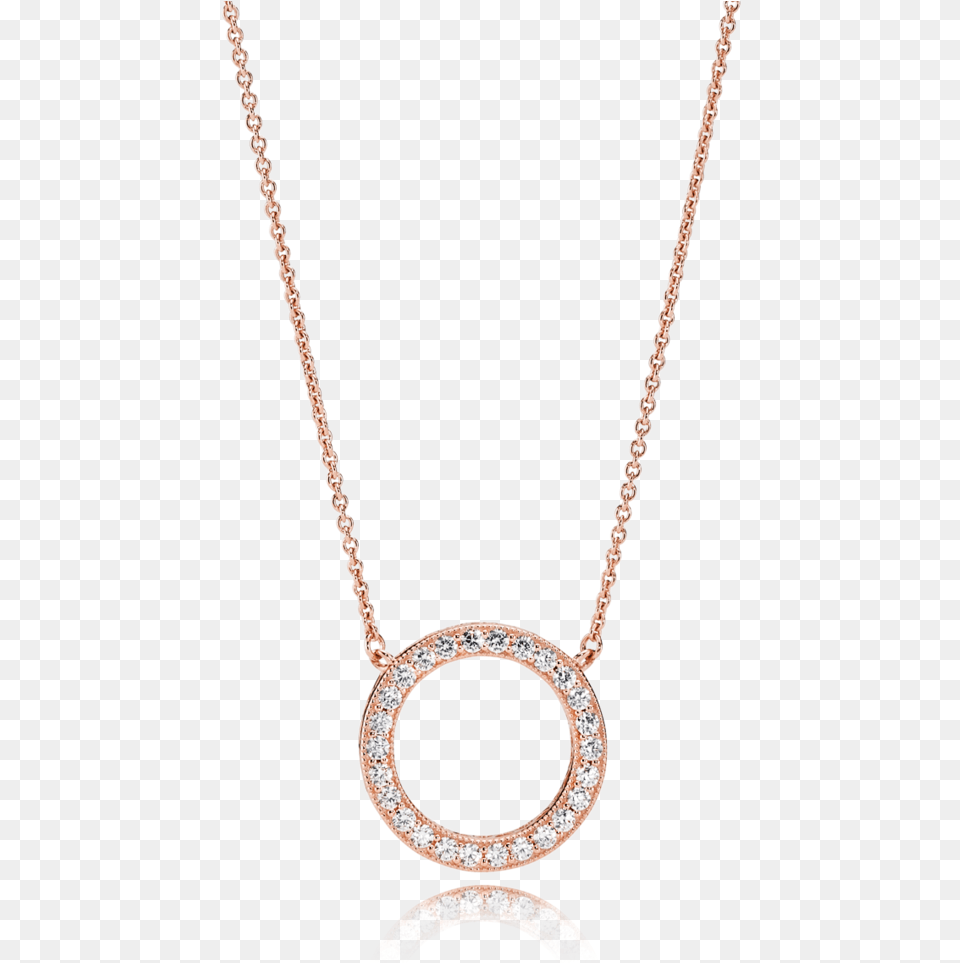 Rose Gold Pandora Necklace, Accessories, Jewelry, Diamond, Gemstone Free Png Download