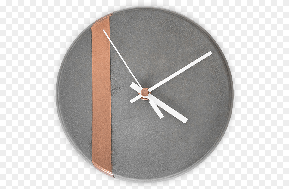 Rose Gold Pinstripe Clock Solid, Wall Clock, Analog Clock Png Image