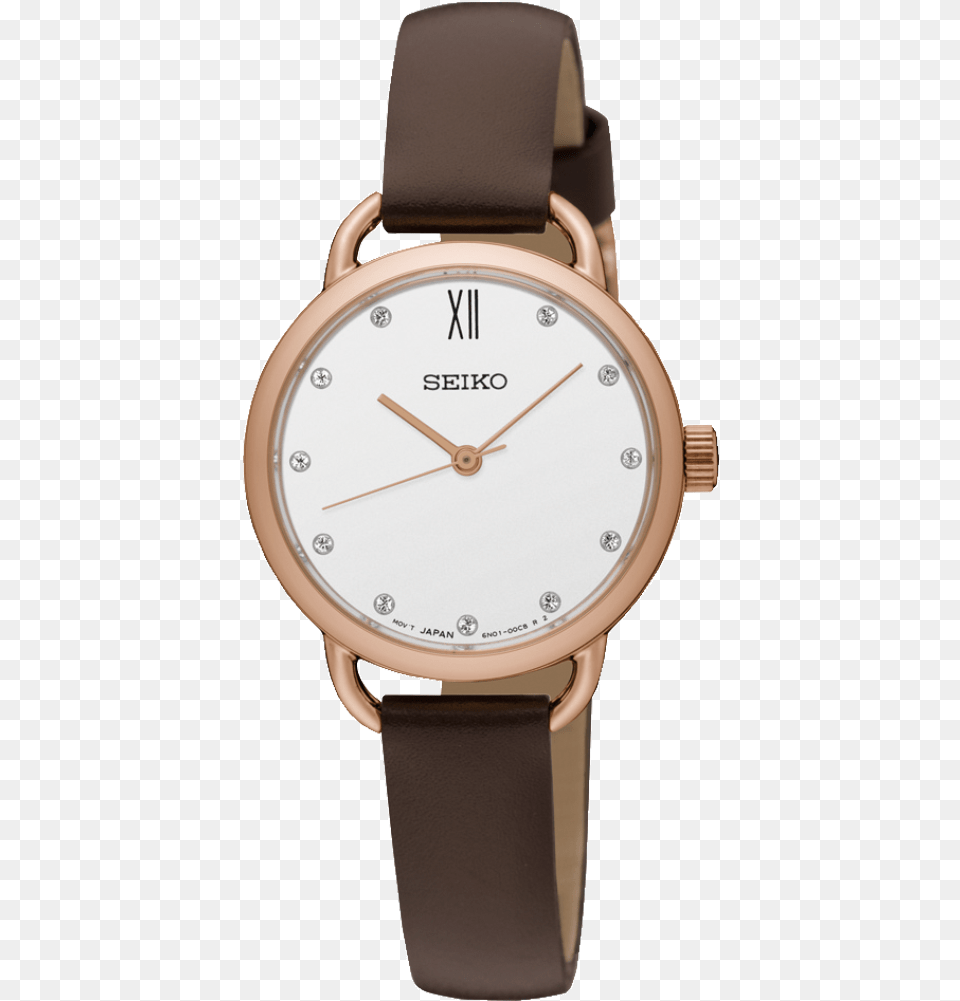 Rose Gold Seiko Ladies Watch, Arm, Body Part, Person, Wristwatch Png