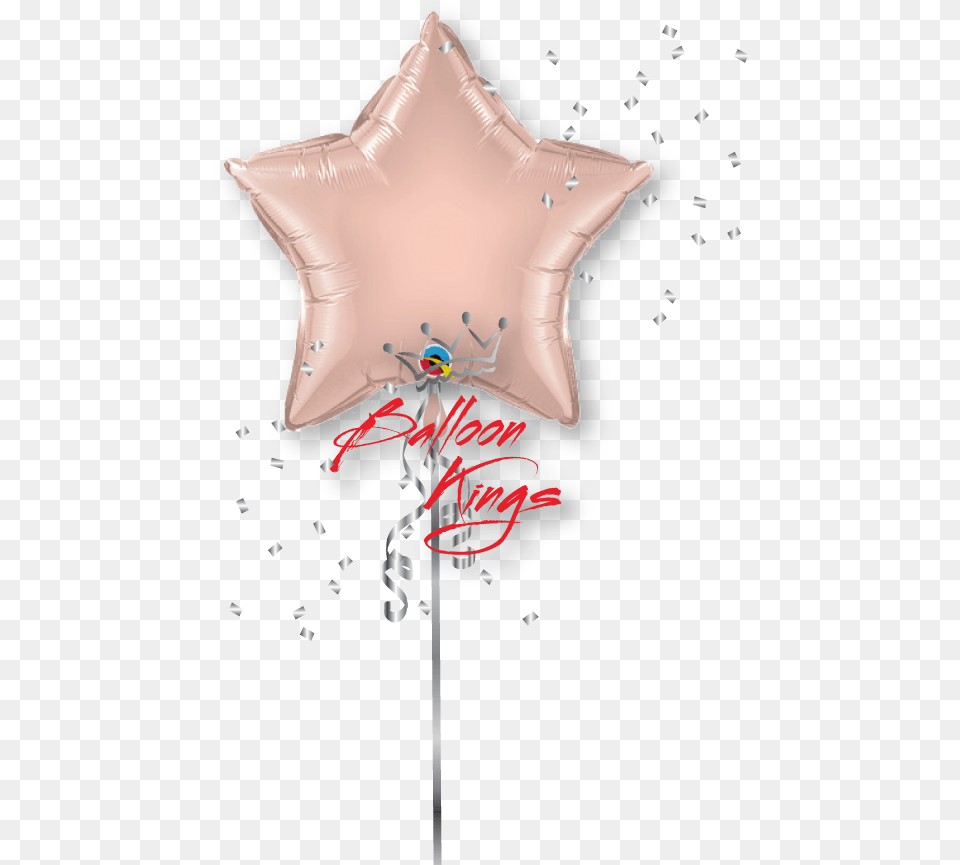 Rose Gold Star Balloon, Symbol, Person Free Png Download