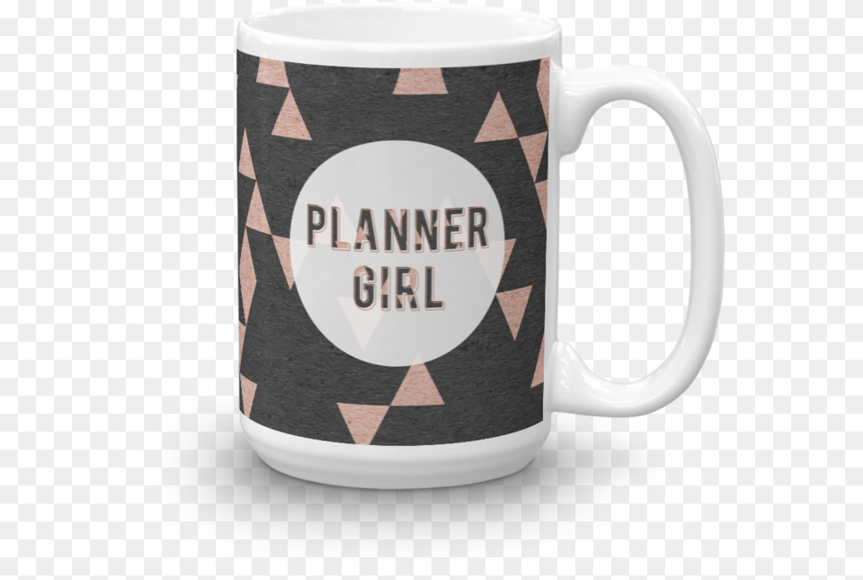 Rose Gold Triangle 39planner Girl39 Mug Mug, Cup, Beverage, Coffee, Coffee Cup Free Png Download