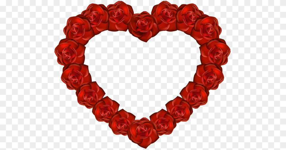 Rose Heart Transparent Clip, Flower, Plant Free Png Download