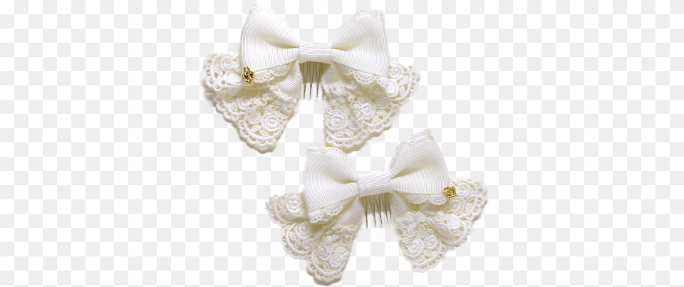 Rose Lace Ribbon Comb 2018 By Baby The Stars Shine Bright Bow, Accessories, Formal Wear, Tie, Person Free Transparent Png