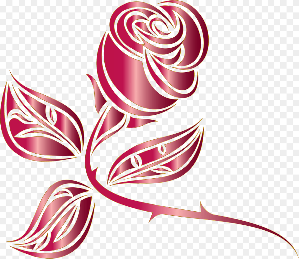 Rose Logo Background, Art, Floral Design, Graphics, Pattern Free Png Download