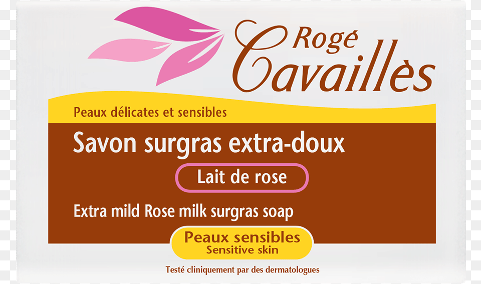 Rose Milk Surgras Soap Rog Cavaills Roge Cavailles Lait Et Miel, Advertisement, Poster, Paper, Text Free Transparent Png