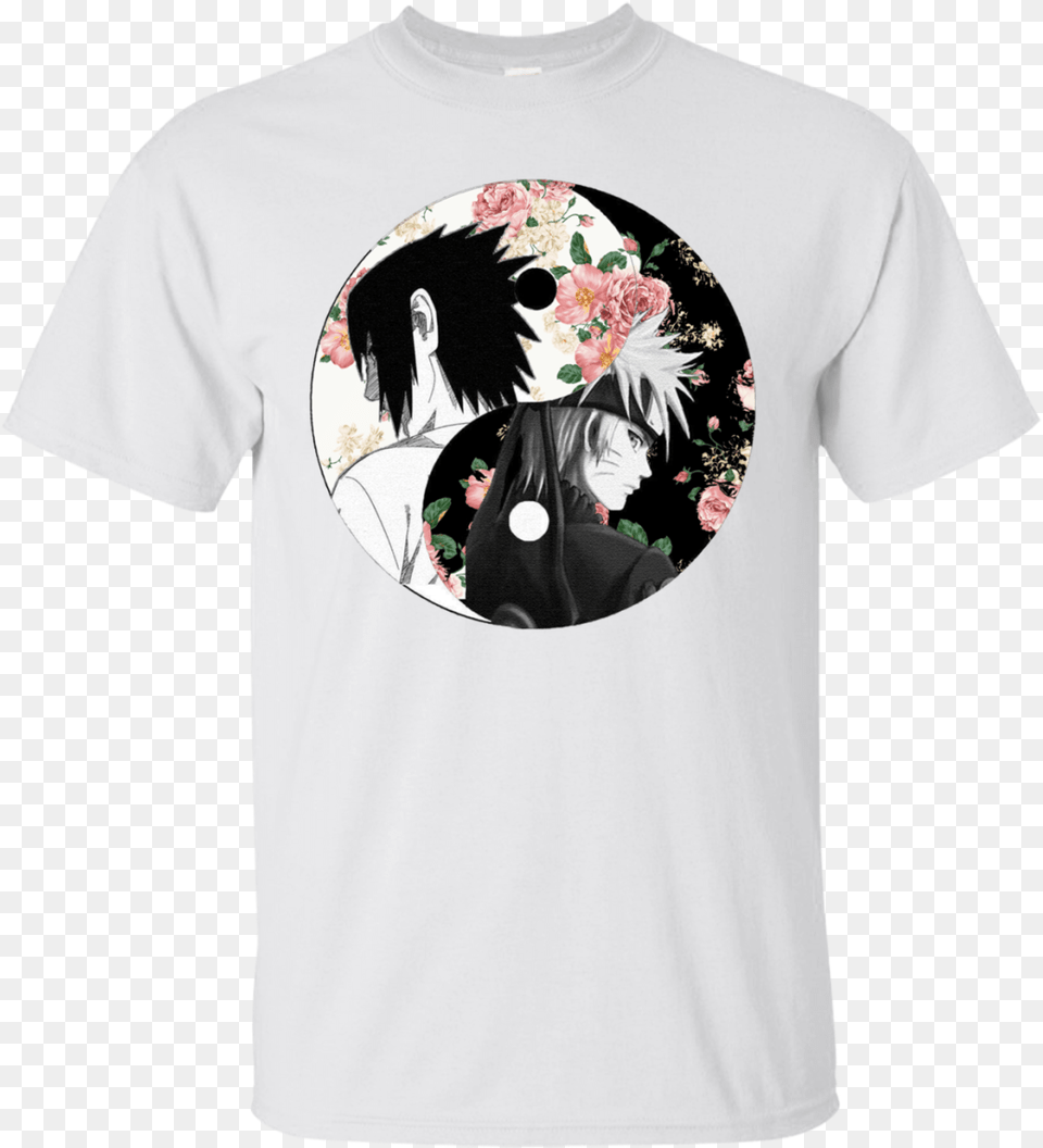 Rose Naruto And Sasuke Are Yin Yang Shirt Naruto And Sasuke Yin Yang, Clothing, T-shirt, Adult, Female Free Png