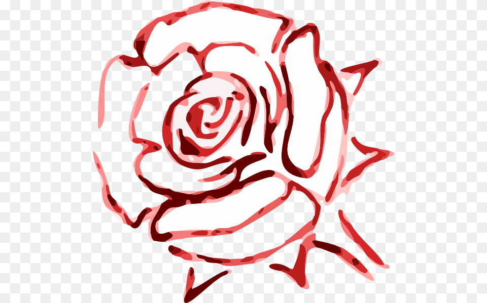 Rose Outline Clip Art, Flower, Plant, Carnation Png Image