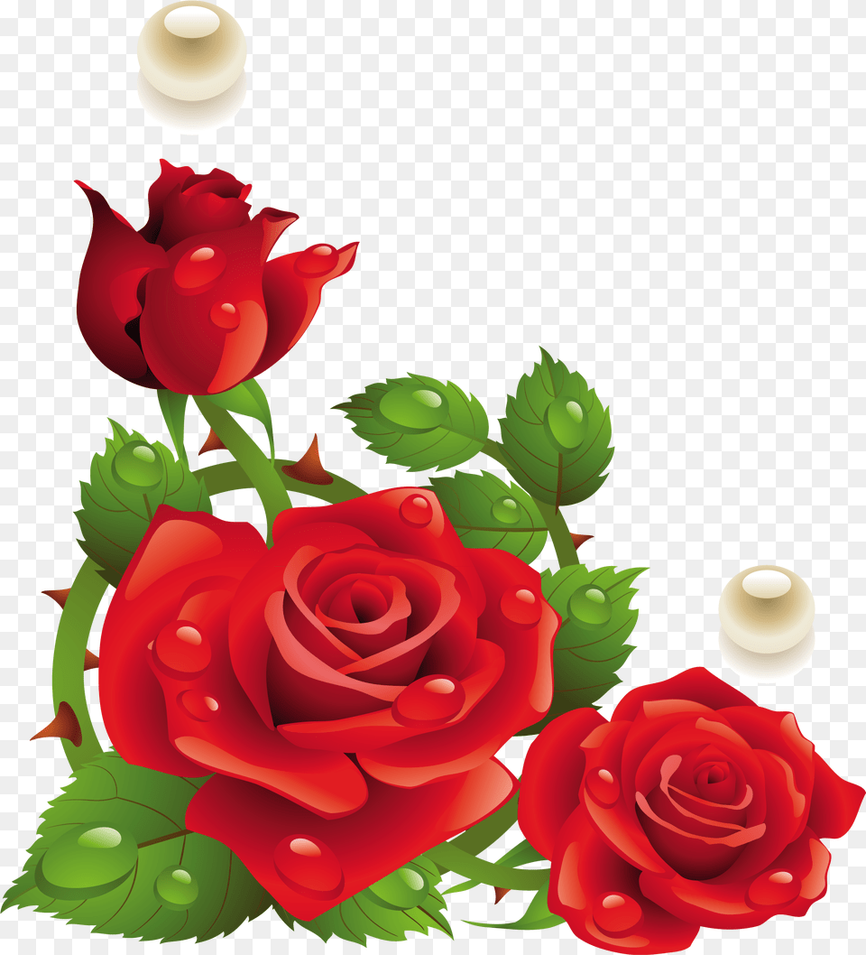 Rose Paper Red Flower Clip Art Corner Rose Flower, Plant, Graphics, Flower Arrangement, Flower Bouquet Free Png Download