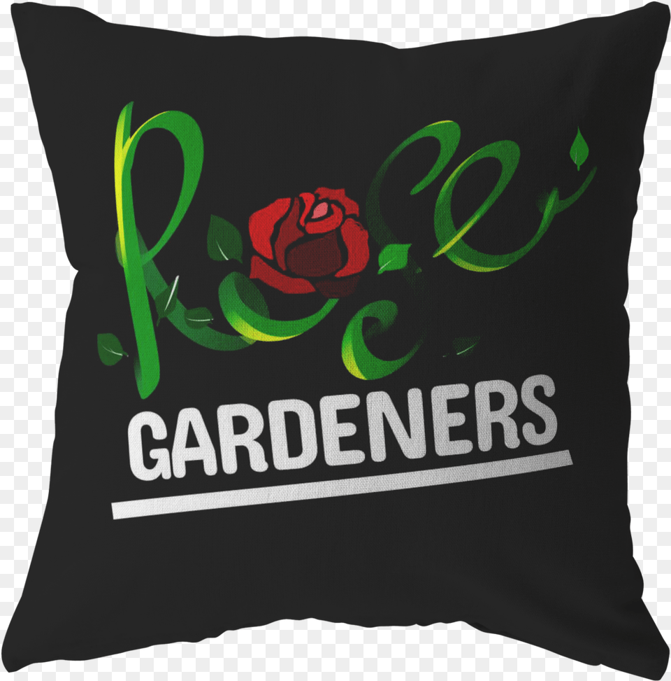 Rose Pattern Rose Gardeners Floral Print Pillow Cushion, Flower, Home Decor, Plant Png