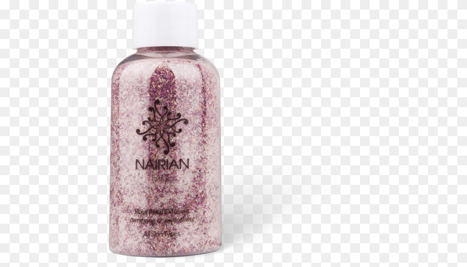 Rose Petal Exfoliant Sparkly, Herbal, Herbs, Plant, Bottle Free Png