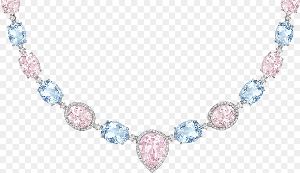 Rose Pink Necklace Transparent Background, Accessories, Diamond, Gemstone, Jewelry Png Image