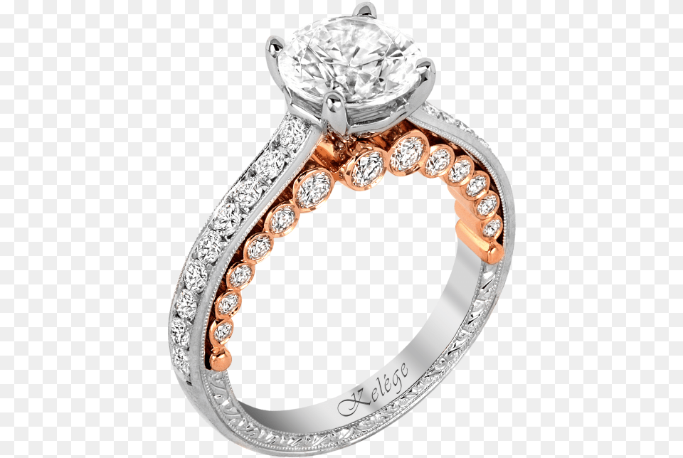 Rose Platinum Wedding Rings, Accessories, Jewelry, Ring, Diamond Free Png