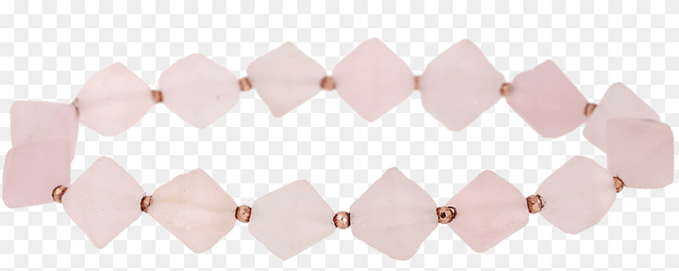 Rose Quartz Octahedron Gemstone Bracelet Crystal, Accessories, Formal Wear, Tie, Jewelry Free Png Download