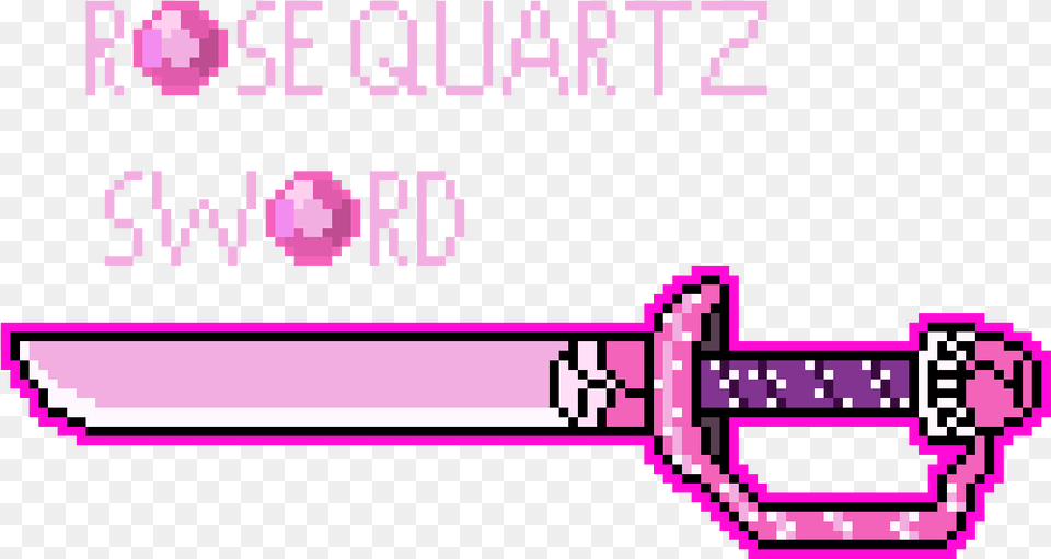 Rose Quartz Pixel Art, Sword, Weapon, Guitar, Musical Instrument Free Png