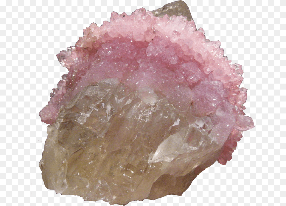 Rose Quartz Point Crystal, Mineral, Flower, Plant Png Image