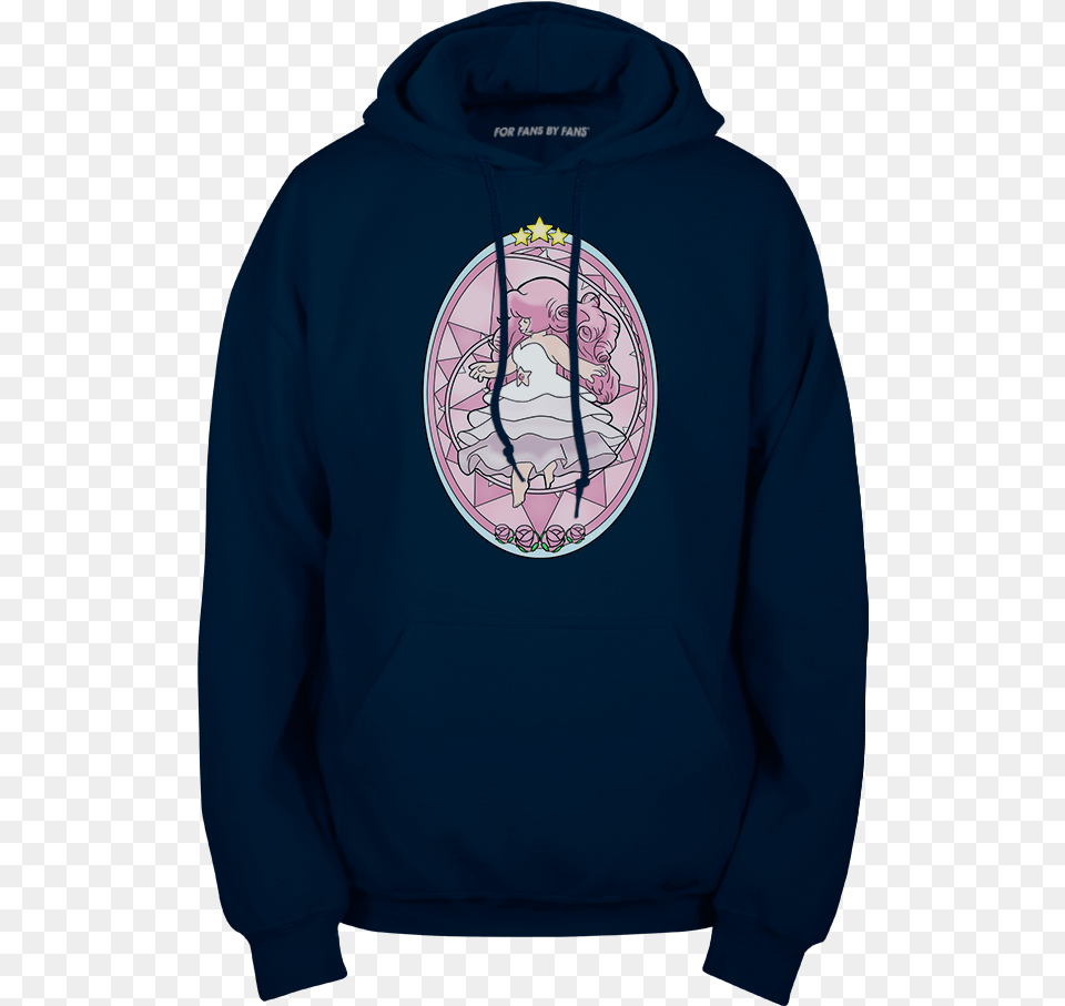 Rose Quartz Stained Glass Window Pullover Hoodie, Clothing, Knitwear, Sweater, Sweatshirt Png Image