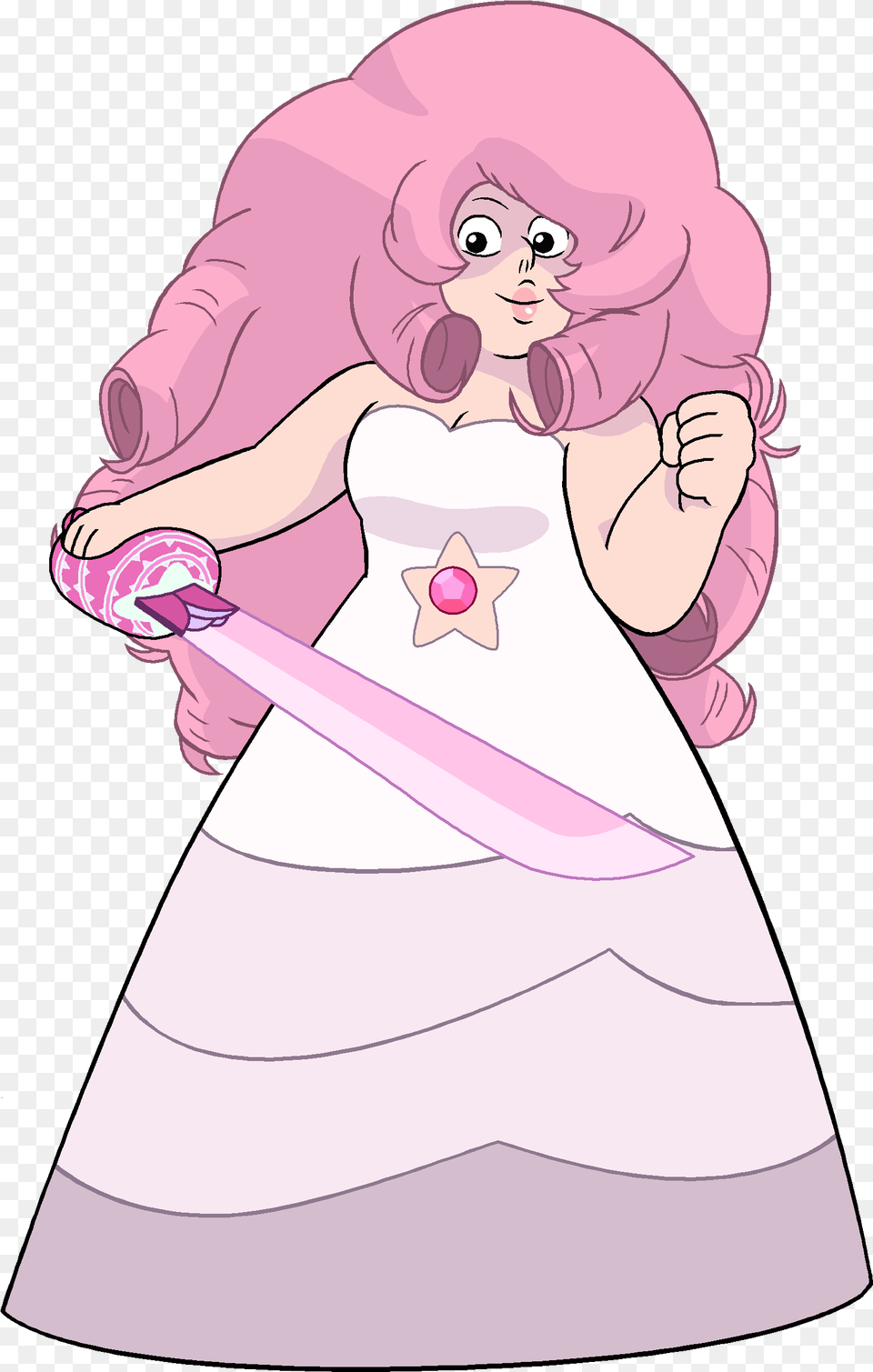 Rose Quartz Steven Universe Cartoon, Book, Comics, Publication, Baby Free Png