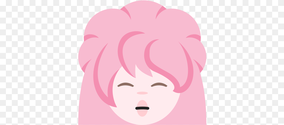 Rose Quartz Universe Icon Hair Design, Face, Head, Person, Photography Free Transparent Png