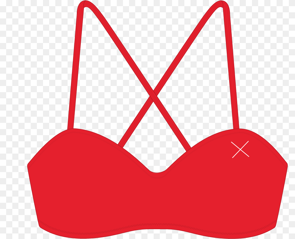 Rose Red X Fit Top Top, Bra, Clothing, Lingerie, Underwear Png