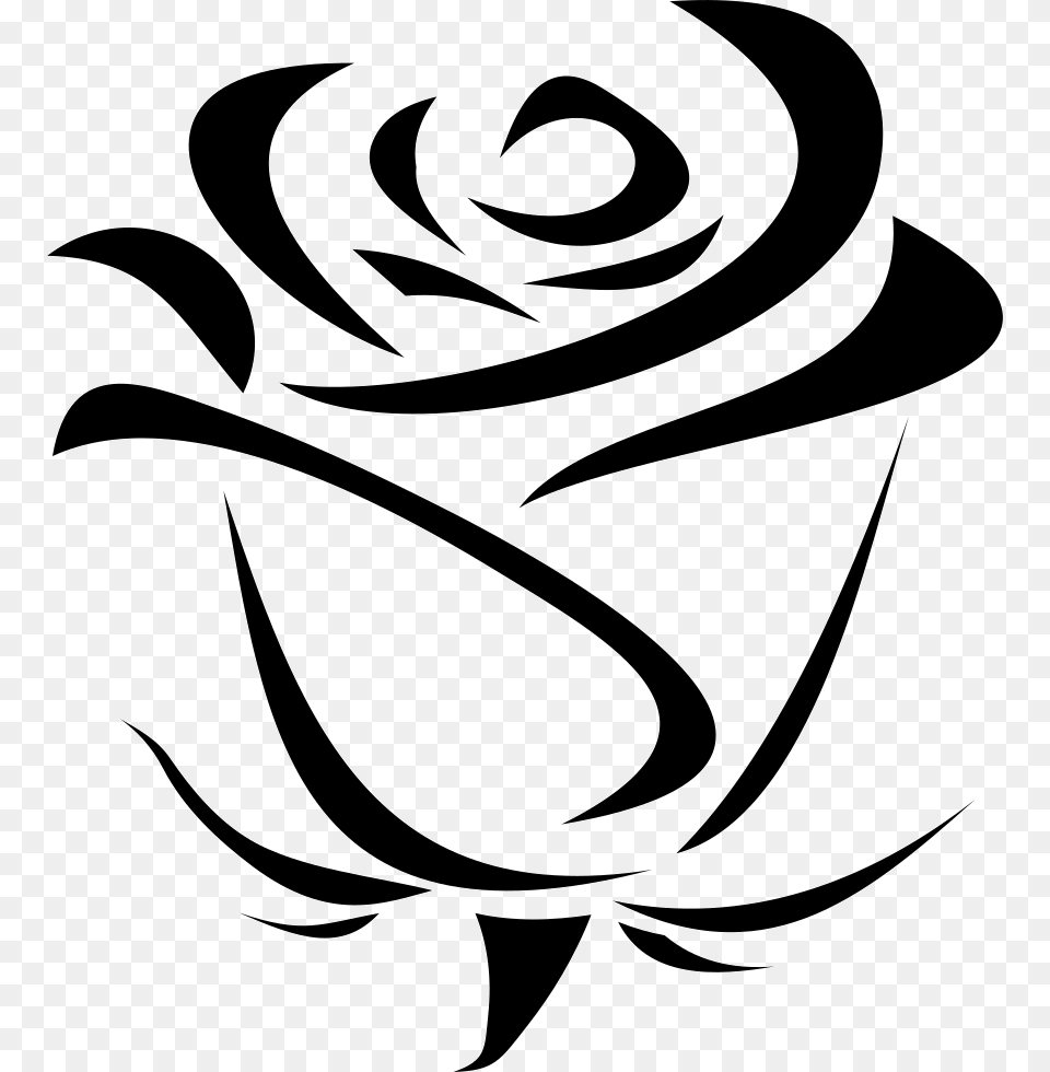 Rose Rose Svg File, Stencil, Animal, Fish, Flower Free Transparent Png