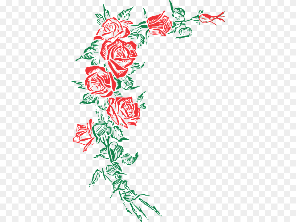 Rose Roses Floral Flower Vintage Vector Retro Vektor Bunga Mawar, Art, Embroidery, Floral Design, Graphics Png Image