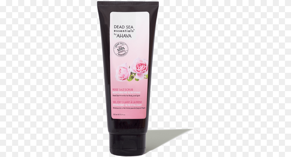 Rose Salt Scrub Cosmetics, Bottle, Lotion, Flower, Plant Png