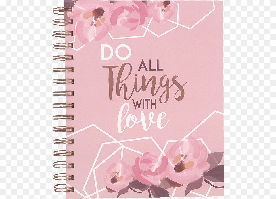 Rose Spiral Notebook Depan Sketch Pad, Text Png Image