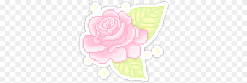 Rose Sticker That Can Be Found Kawaii Pixel Sticker, Flower, Plant, Petal Png