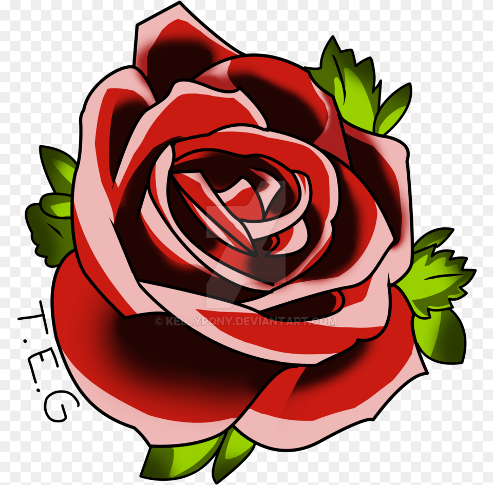 Rose Tattoo Transparent All Color Rose Tattoo, Flower, Plant, Person Free Png Download