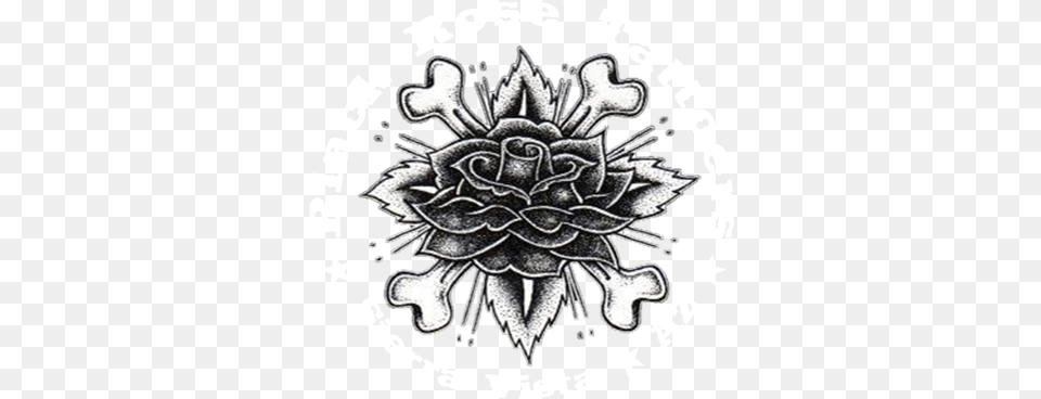 Rose Tattoo Transparent Images Decorative, Emblem, Symbol, Art, Accessories Free Png Download