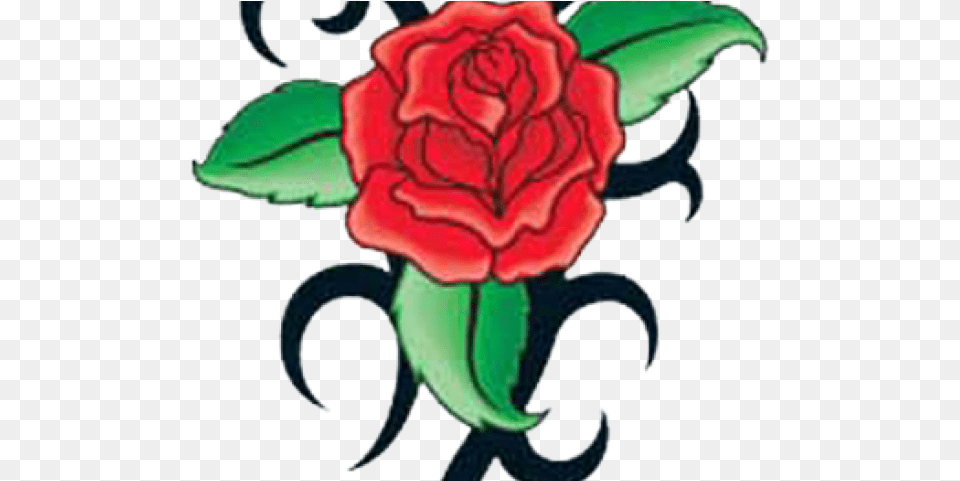 Rose Tattoo Images Easy Rose With Tribal Tattoo Designs, Flower, Plant, Carnation, Baby Free Transparent Png