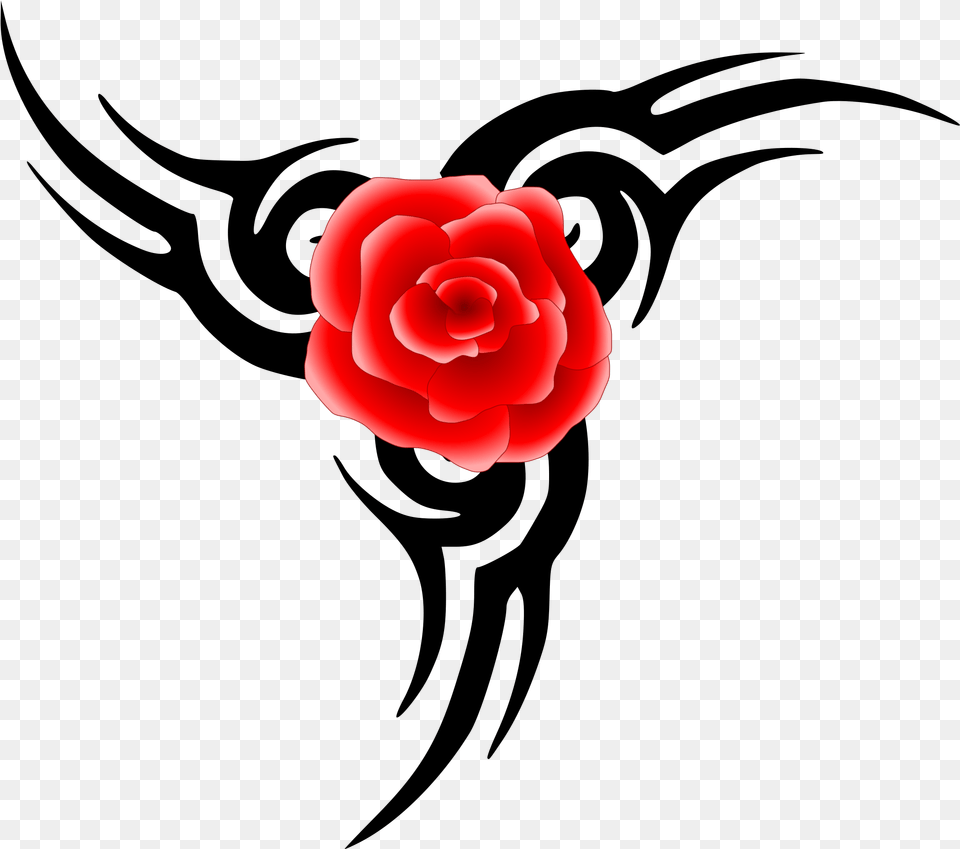 Rose Tattoos Tribal Tattoo, Flower, Plant, Petal Free Transparent Png
