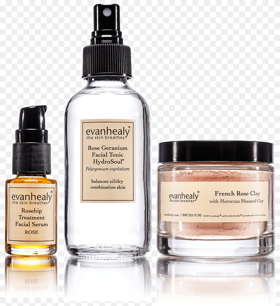 Rose Trinity Evan Healy Facial Care, Bottle, Cosmetics, Perfume, Face Free Png