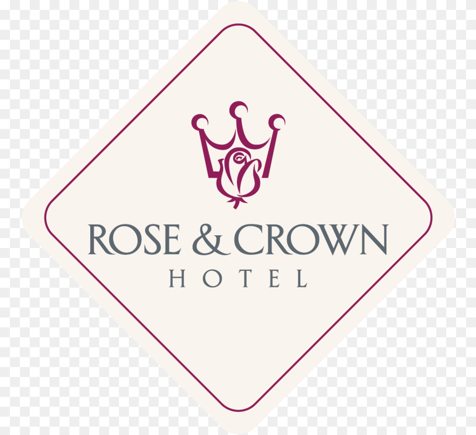 Rose U0026 Crown Hotel Logo, Sign, Symbol, Road Sign, Disk Free Png Download